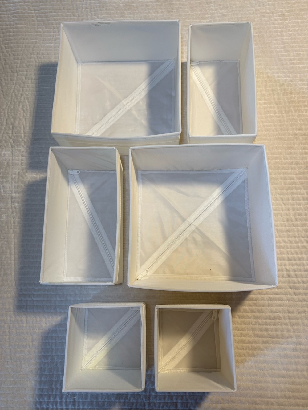 IKEA Canvas Drawer Organizer Set of 6